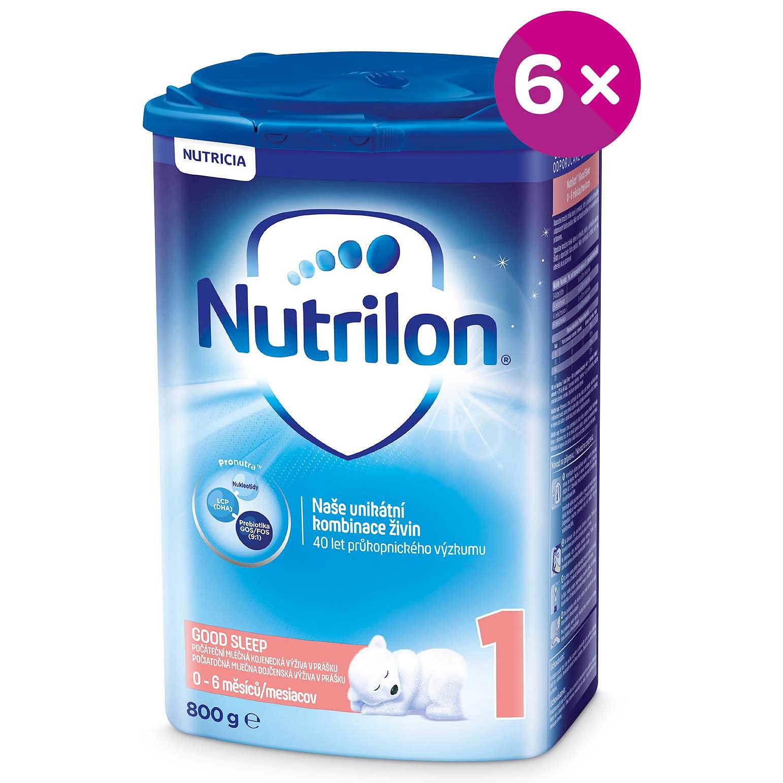 Nutrilon 1 Good Sleep 800g - 6 pack