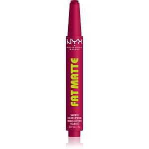 NYX Professional Makeup Fat Matte balzám na rty s matujícím efektem Hibiscus Hug 2 g