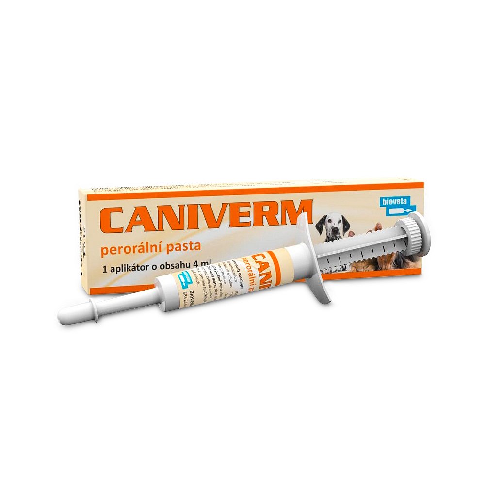 BIOVETA Caniverm  pasta proti parazitům 4ml