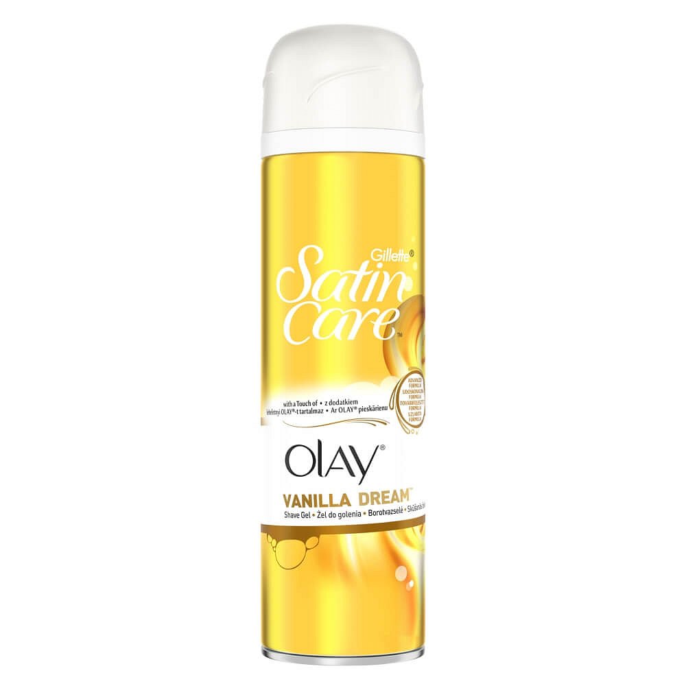 GILLETTE Olay Satin Care Vanilla Dream Gel na holení 200 ml