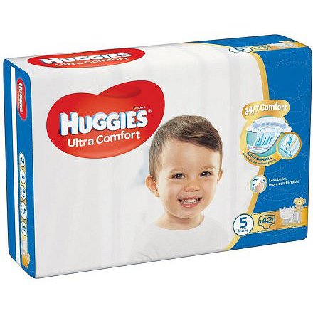 HUGGIES Ultra Comfort Jumbo vel.5 12-22kg 42ks