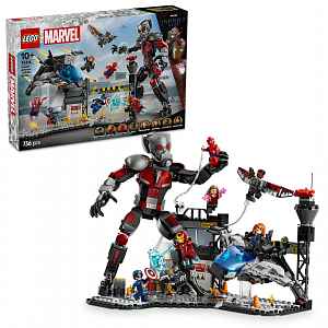 LEGO Marvel 76314 Akční bitva - Captain America: Občanská válka