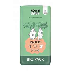 Moomin Baby 4 Maxi 7–14 kg eko pleny 63 ks