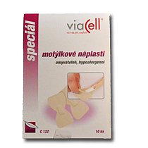 VIACELL C122 Diskrétní motýlkové náplasti 42x72mm