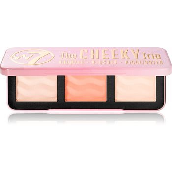 W7 Cosmetics The Cheeky Trio paleta na kontury obličeje 21 g