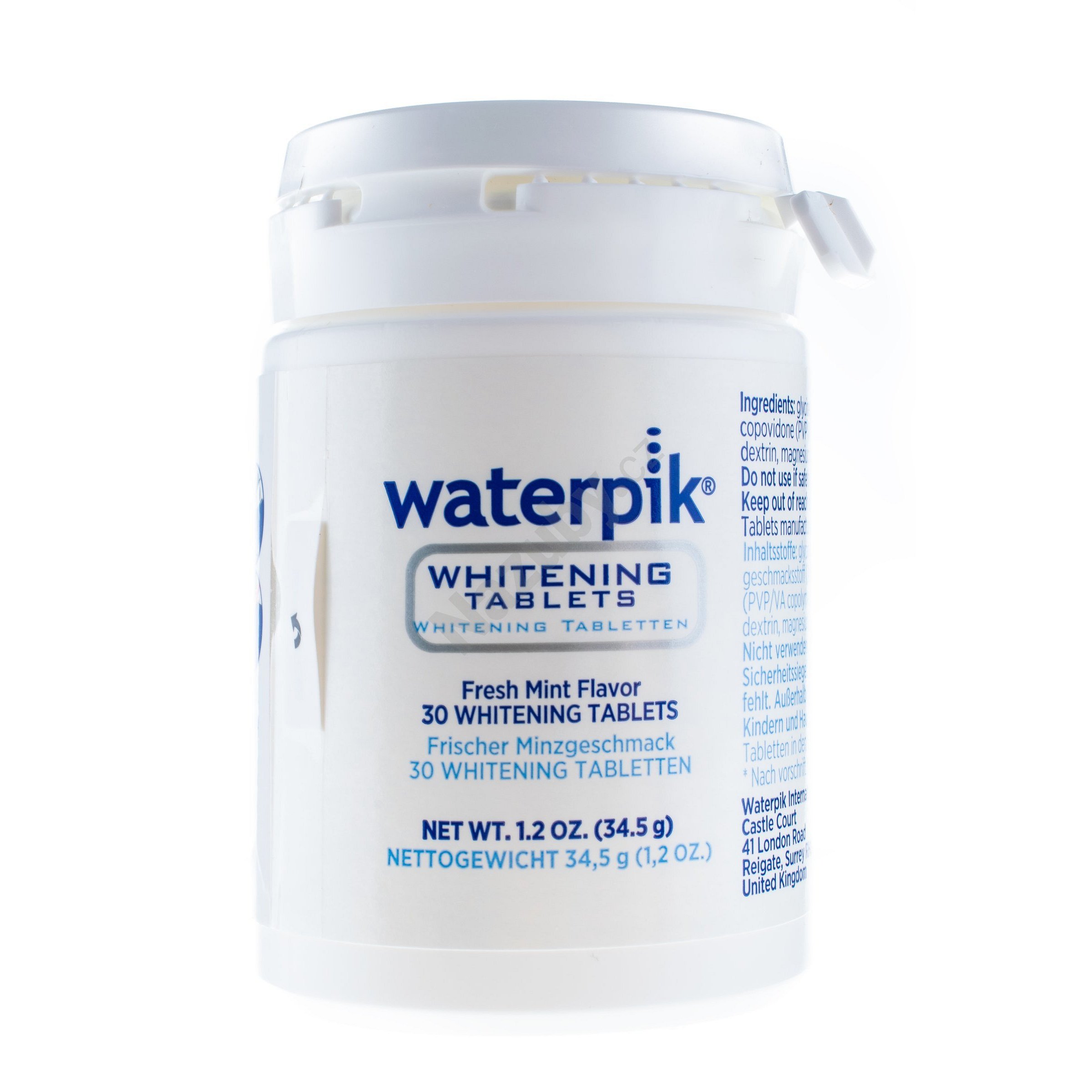 WaterPik bělicí tablety pro ústní sprchy, 30 ks
