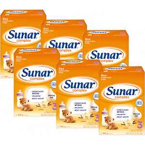 Sunar Complex 3 vanilka 6x600g