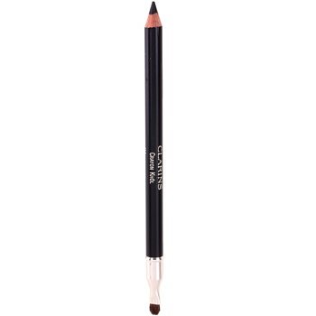Clarins Eye Make-Up Eye Pencil tužka na oči s ořezávátkem pro kouřové líčení 01 Carbon Black  1,05 g