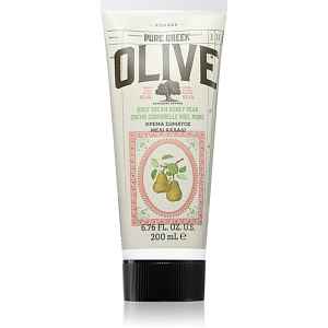 Korres Pure Greek Olive & Honey Pear vyživující tělový krém 200 ml