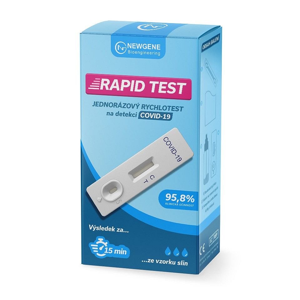 1x Jednorázový rychlotest na COVID-19 NEWGENE  1 ks