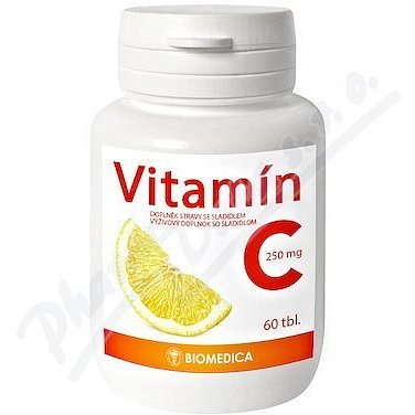 Vitamín C 250mg Biomedica 60 tablet