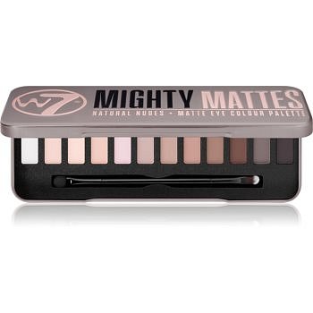 W7 Cosmetics Mighty Mattes paletka očních stínů s matným efektem 15,6 g