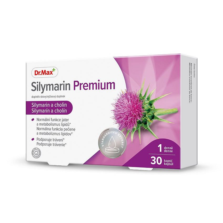 Dr.Max Silymarin Premium 30 kapslí