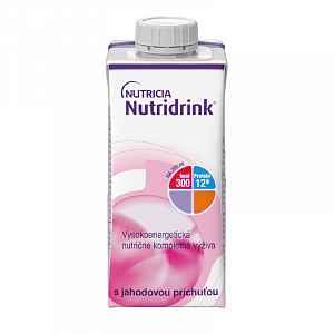 NUTRIDRINK S PŘÍCHUTÍ JAHODOVOU 1x200 ml