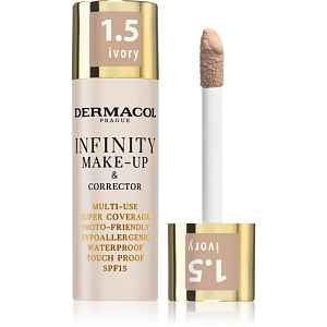 Dermacol Infinity vysoce krycí make-up SPF 15 odstín 1.5 Ivory 20 g