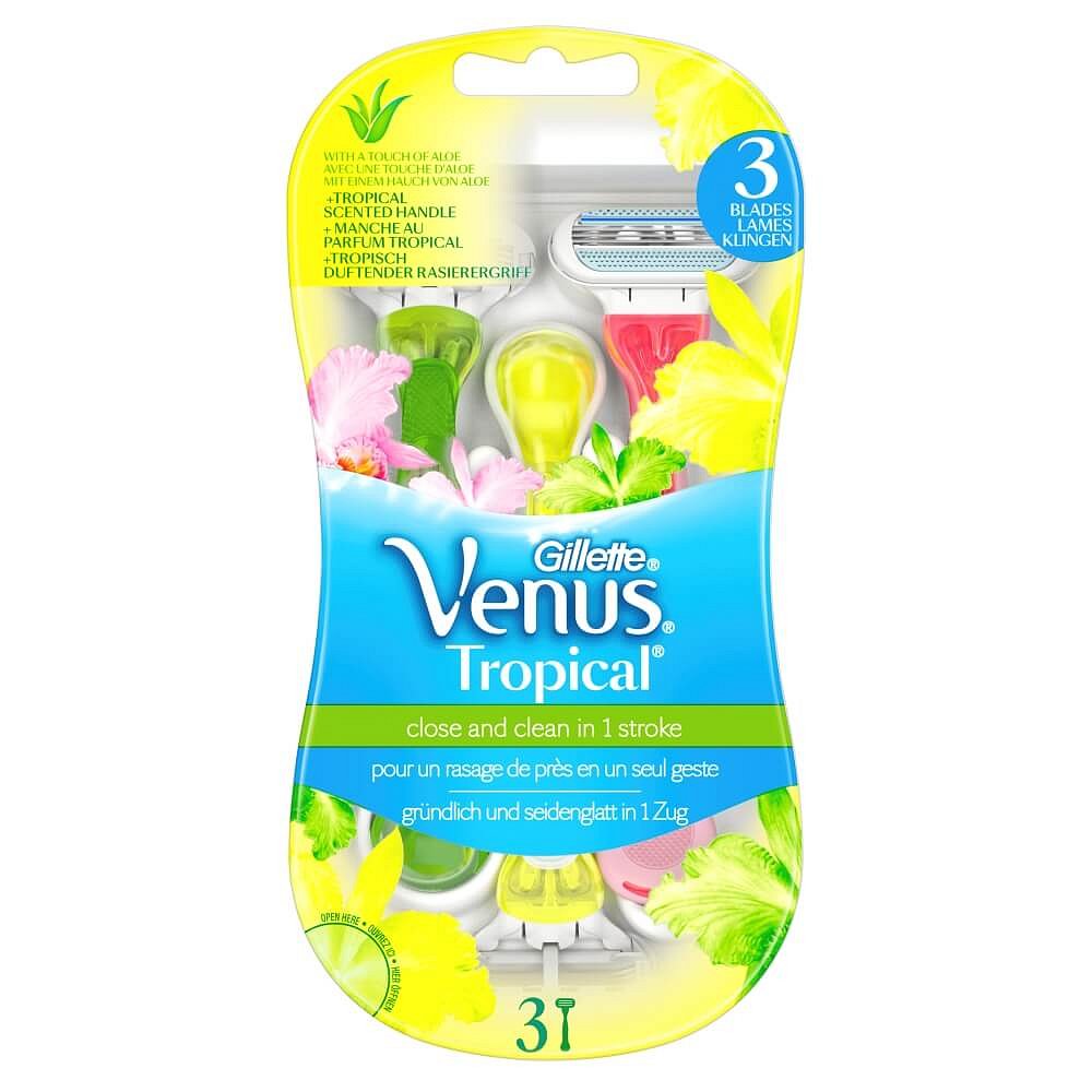 GILLETTE Venus Tropical Dámská pohotová holítka 3 ks