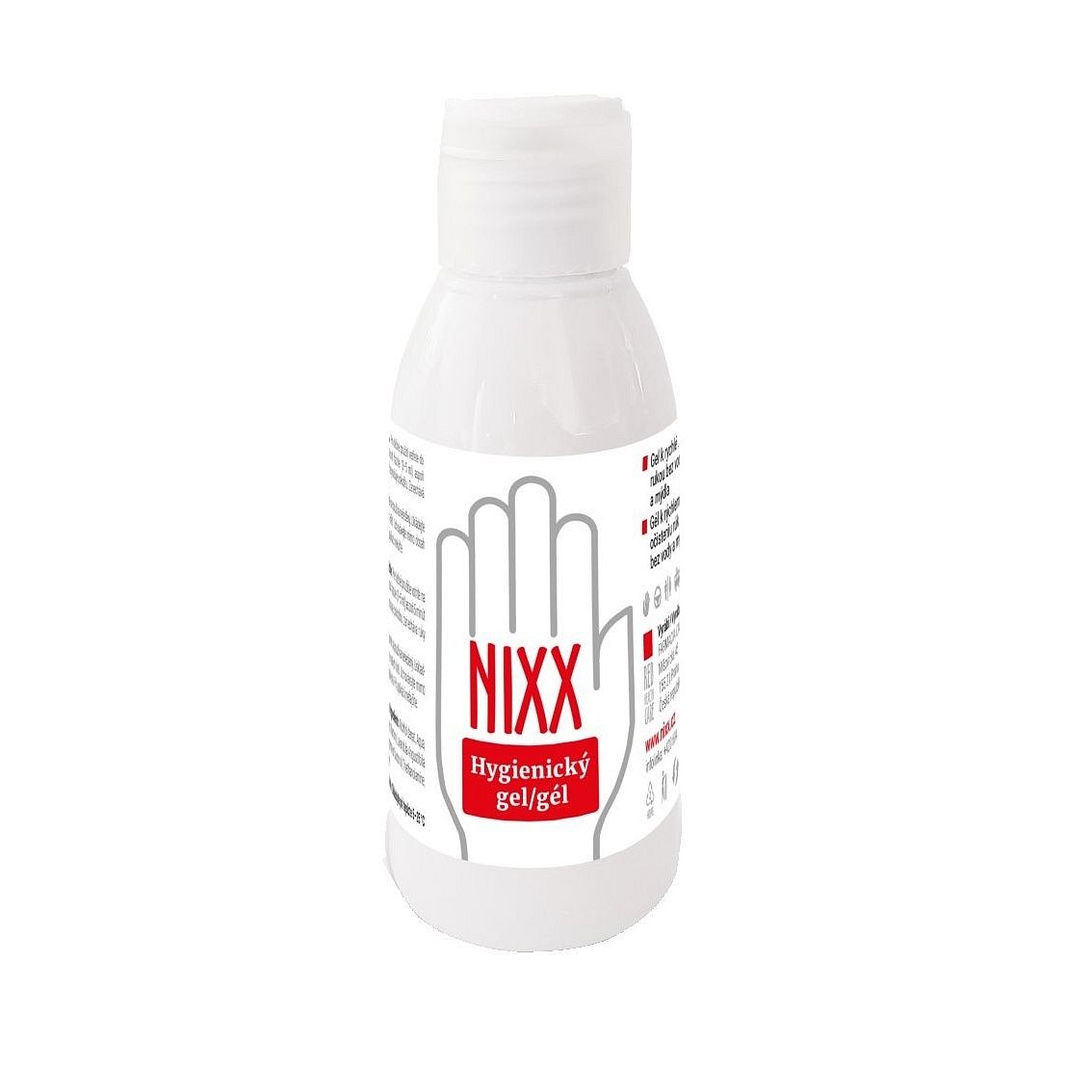 NIXX Hygienický gel na ruce lahvička 100 ml