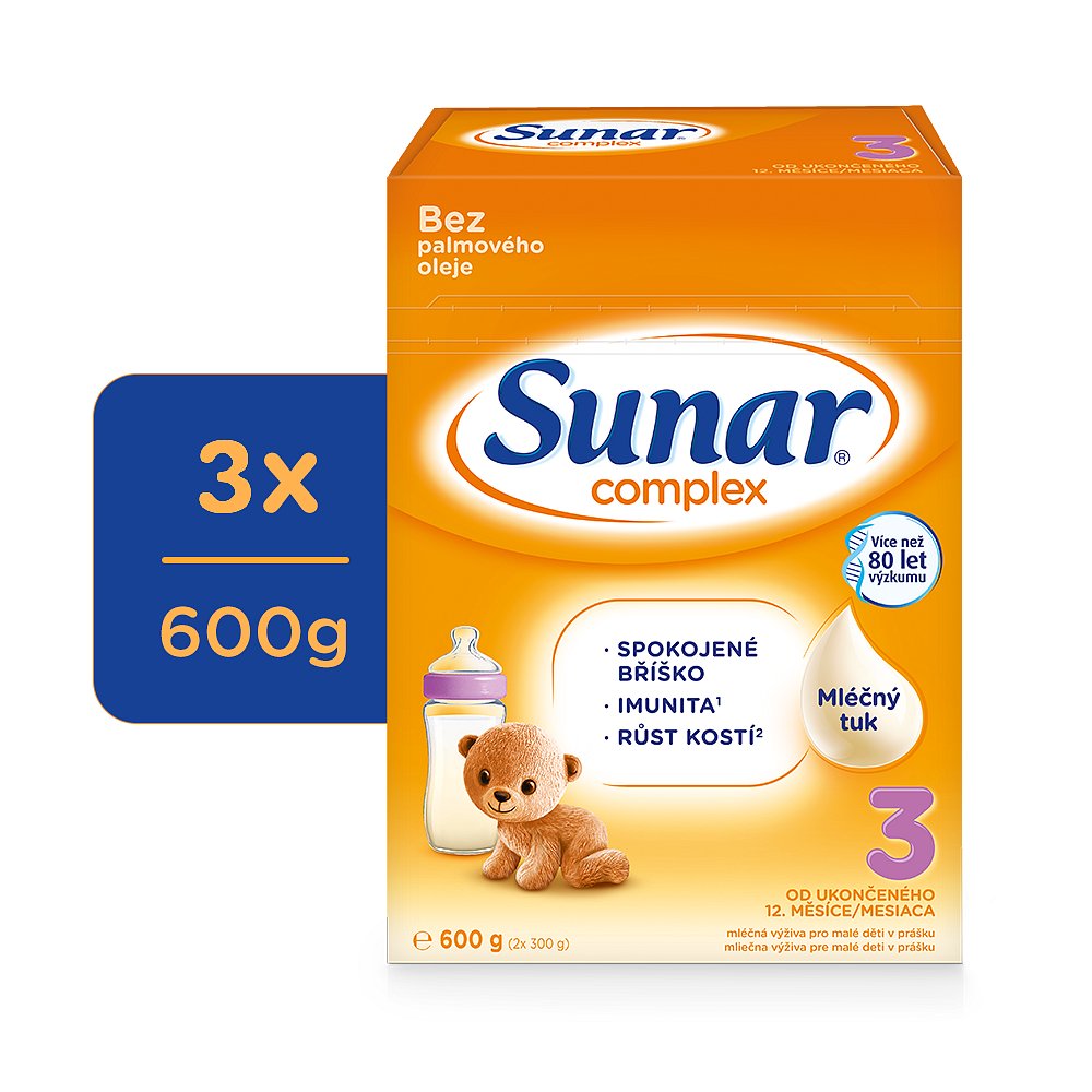 Sunar complex 3, 3x600g