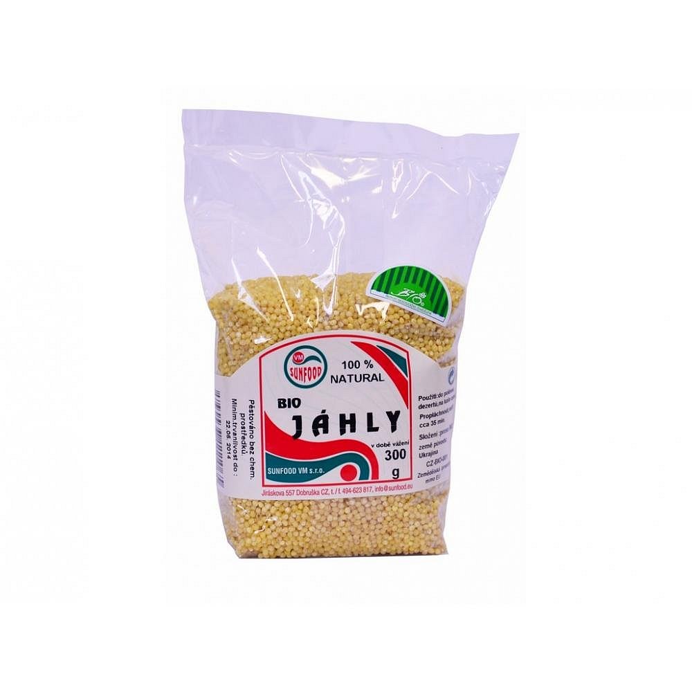SUNFOOD Jáhly 300 g BIO
