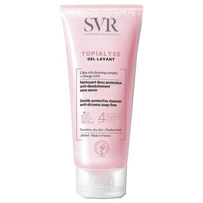 SVR Topialyse Mycí gel bez obsahu mýdla na suchou a citlivou kůži 200ml