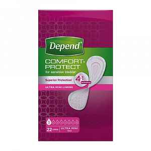 Inkontinenční vložky Depend Ultra Mini 22ks