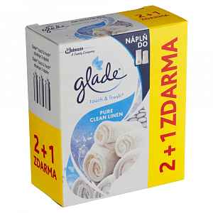 Glade by Brise One Touch vůně čistoty náplň 2+1 3 x 10 ml