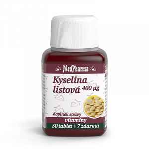 MedPharma Kyselina listová 400 mcg tablety 37