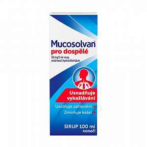 Mucosolvan pro dospělé 30mg/5ml sir.1x100ml