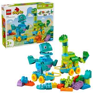 LEGO® DUPLO 10451 3 v 1: Dinosauři na kolečkách