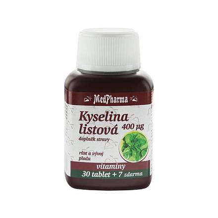 MedPharma Kyselina listová 400 mcg tablety 37