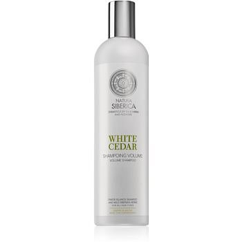 Natura Siberica Sibérie Blanche White Cedar objemový šampon pro všechny typy vlasů 400 ml