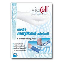 VIACELL M111 Náplast modrá motýlková 10ks