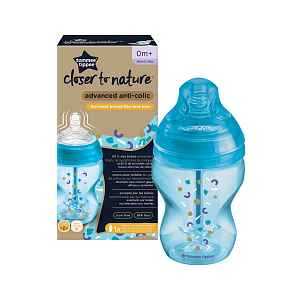 Kojenecká láhev Advanced Anti-Colic Boy 260ml 0m+