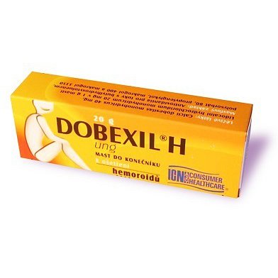 Dobexil H rektální mast 20g