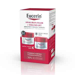 Eucerin Hyaluron-filller+vol.den+noc.kr.2x50ml2023