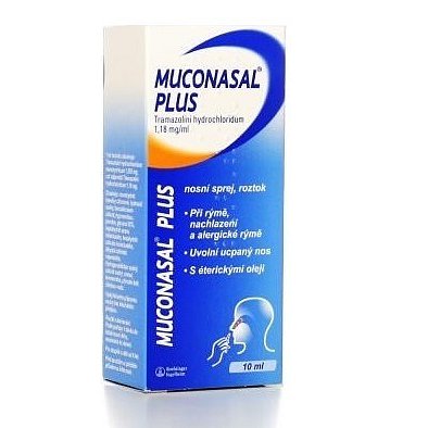 Muconasal Plus 1.18mg/ml nas.spr.sol.1x10ml