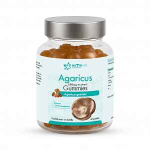 Nutricius Agaricus gummies 500 mg 60 ks
