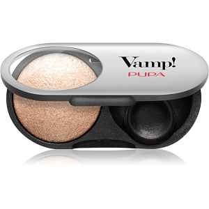 PUPA Milano Vamp! Radiant Baked Eyeshadow dlouhotrvající zářivé oční stíny odstín 202 Precious Gold - WET & DRY 1 g