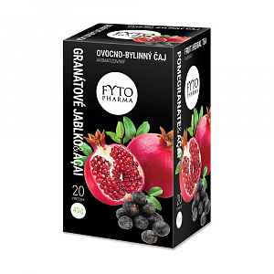 Ovocno-bylinný čaj granátové jablko & acaí 20x2g