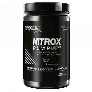 PROM-IN Nitrox Pump Caffeine Free 338 g malina/citron
