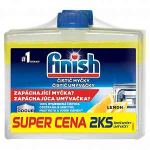 Finish citrón čistič myčky nádobí 2 x 250 ml