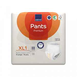 Abena Pants Premium Xl1 kalhotky absorpční navlékací, prodyšné, boky 130-1