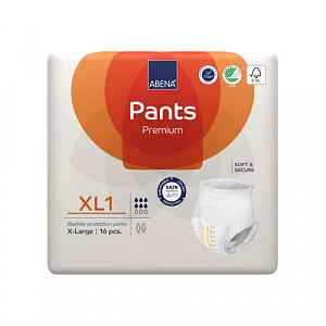 Abena Pants Premium Xl1 kalhotky absorpční navlékací, prodyšné, boky 130-1