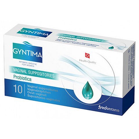 Fytofontana Gyntima vagin. čípky Probiotica 10 ks