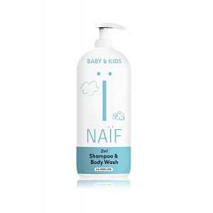 NAIF Baby & Kids Mycí gel a šampon 2v1 500 ml
