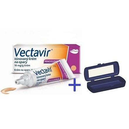 Vectavir tónovaný krém na opary 10mg/g crm.2g