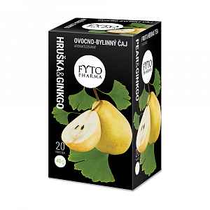 Ovocno-bylinný čaj hruška & ginkgo 20x2g