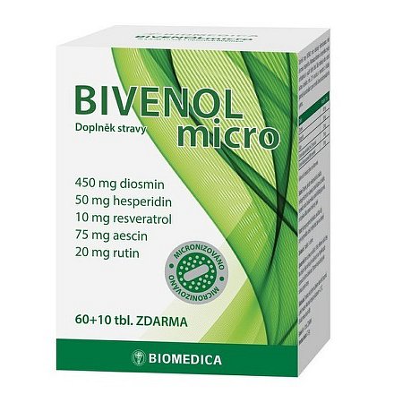 Bivenol micro tbl.60+10 zdarma