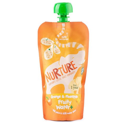 Dětský nápoj NURTURE pomeranč - ananas 200ml, bez přidaného cukru 200ml