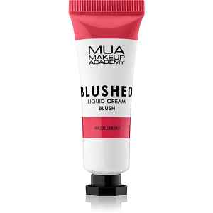 MUA Makeup Academy Blushed Liquid Blusher tekutá tvářenka odstín Razzleberry 10 ml